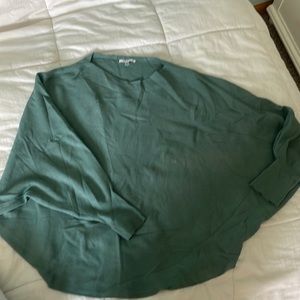 Comfy green knit sweater